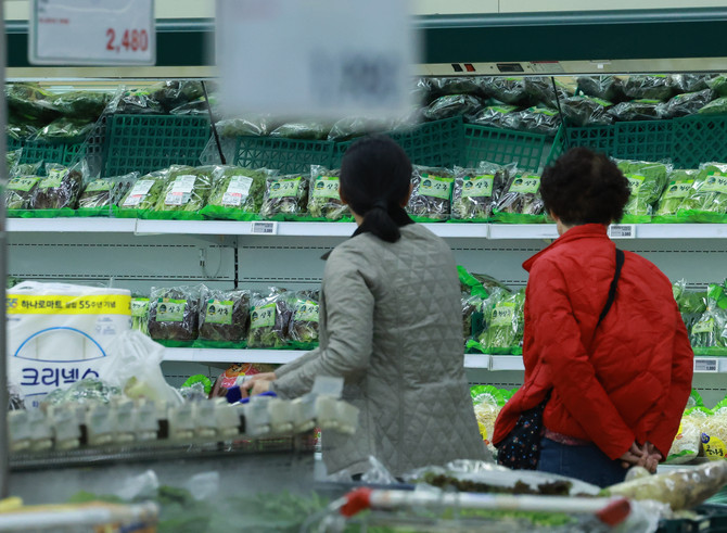 김웅 한국은행 부총재보는 "소비자물가가 두 달 연속 2% 중반의 상승률을 보이고 있다"며 "높아진 환율이 향후 물가에 미칠 영향을 좀 더 지켜볼 필요가 있다"고 말했다. © 연합뉴스