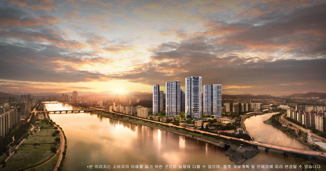 '태화강 센트럴 아이파크' 석경투시도. ©HDC현대산업개발