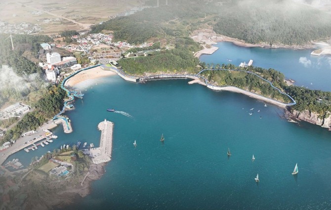 삼천포항 어촌신활력증진사업 조감도. ⓒ 사천시