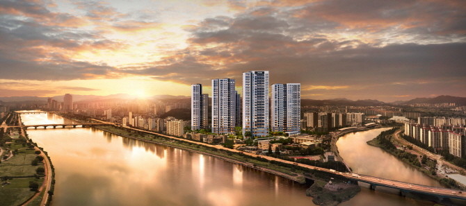 '태화강 센트럴 아이파크' 석경투시도. © HDC현대산업개발