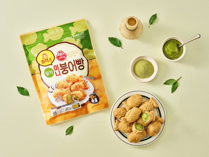 오뚜기 츄러스 미니붕어빵 말차맛 연출컷. ⓒ 오뚜기