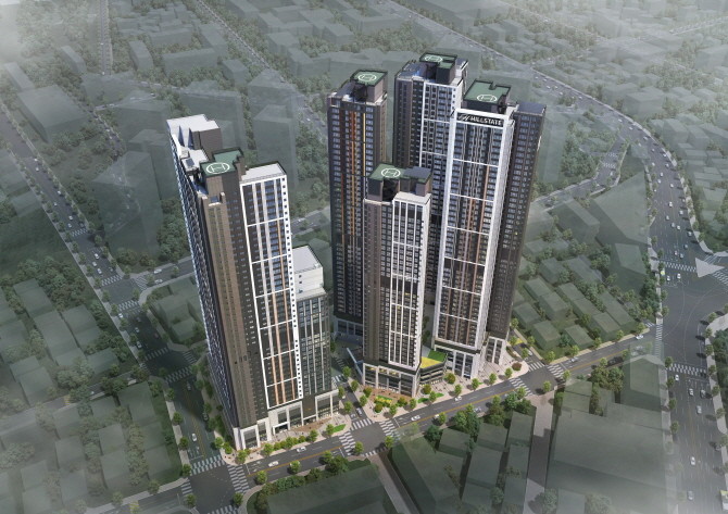 '힐스테이트 선암호수공원' 조감도. © 현대건설