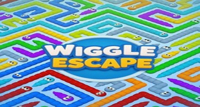 '위글 이스케이프(Wiggle Escape)' 게임화면. ⓒ 더블유게임즈