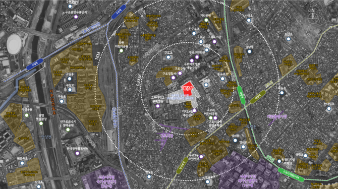 구로동 휴먼타운2.0 시범사업 대상지 특별건축구역 위치도 © 서울시