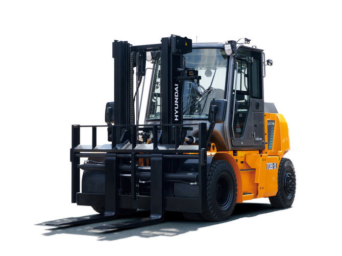 북미 전문지로부터 '올해의 제품상'을 수상한 HD현대사이트솔루션의 중형 전동지게차 신모델. ⓒ HD현대사이트솔루션