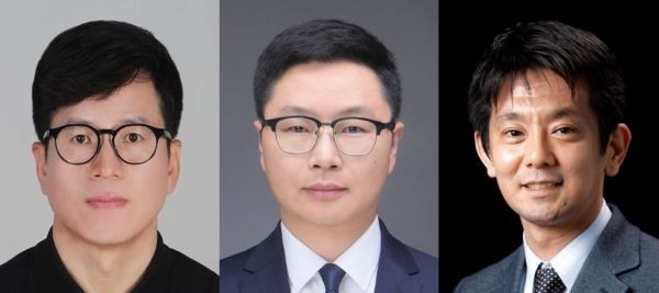 왼쪽부터 DGIST 남강현 교수, 상해교통대학교 Wang Yafei 교수, 도쿄대학교 Hiroshi Fujimoto 교수. ⓒ DGIST
