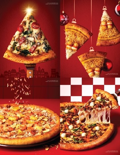 피자몰 더 스노우 원더랜드 피자 신메뉴. ⓒ 이랜드이츠