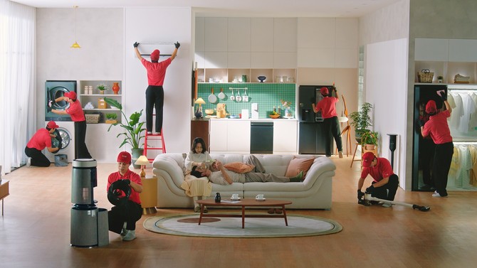 가전 구독은 전문 매니저의 정기적인 케어와 소모품 교체, 무상 A/S 등을 받을 수 있고 초기 구매 부담이 적어 국내외에서 인기다. ⓒ LG전자