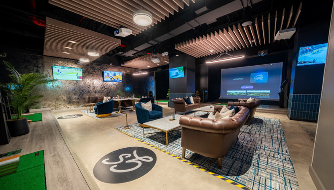 골프존소셜 3호점(뉴욕 브루클린) 내부 전경. ⓒ 골프존