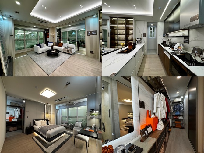 전용 90㎡A 타입. 거실 폭과 동선 여유가 확대돼 중대형 아파트에 가까운 체감이 구현됐다. =김주환 기자