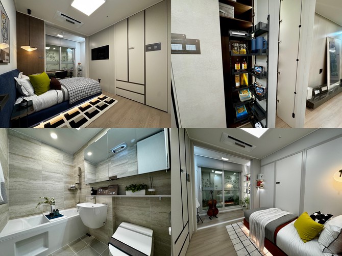 전용 90㎡A 타입을 비롯해 모든 타입이 기존 대비 높아진 천장고 설계로 실내 개방감을 강화했다. =김주환 기자