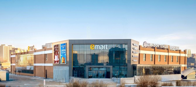 몽골 6호점 '이마트 텡게르점' 외관. ⓒ 이마트