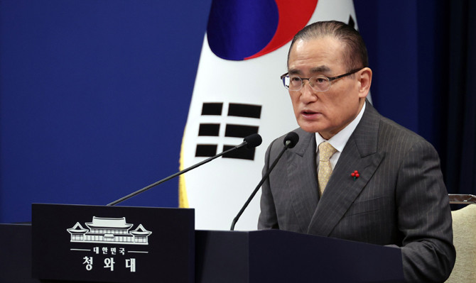 위 실장이 2일 청와대 춘추관에서 이재명 대통령의 방중 세부 일정 및 기대 성과에 대해 브리핑을 진행했다. ⓒ 연합뉴스