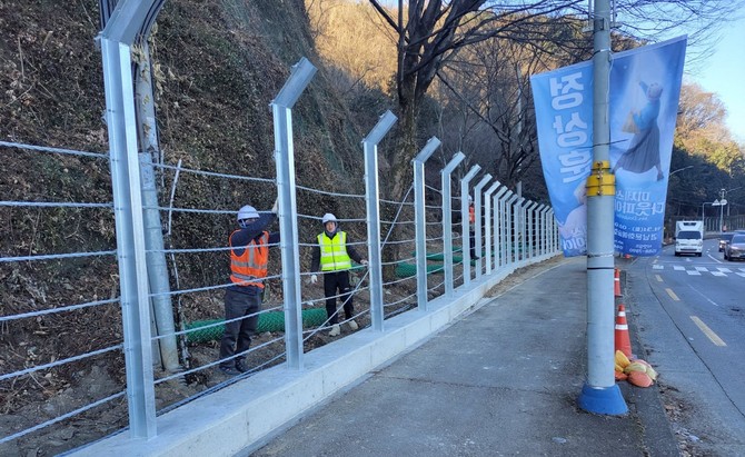 진주시 새벼리 도로 안전 재정비. ⓒ 프라임경제