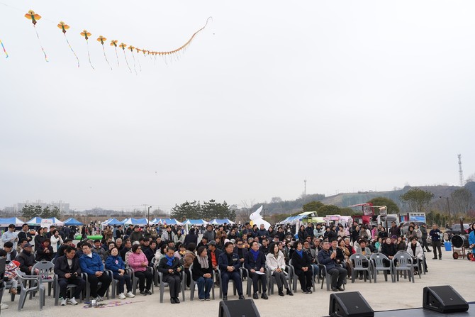 연날리기 축제 개막식. ⓒ 나주시
