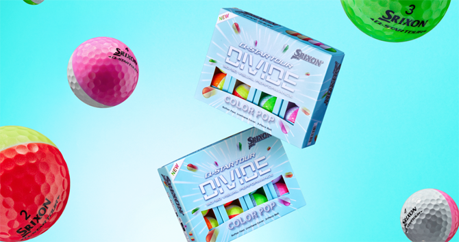 컬러팝 에디션은 하나의 색상을 고르는 것이 아닌 여러 컬러를 경험하는 과정 자체를 라운드의 재미로 확장했다. ⓒ 던롭