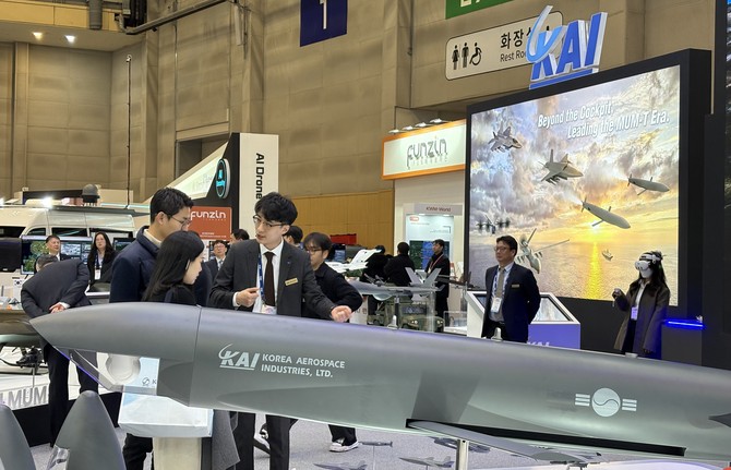 KAI가 드론쇼 코리아 2026 참가하고 있다. ⓒ 한국항공우주산업
