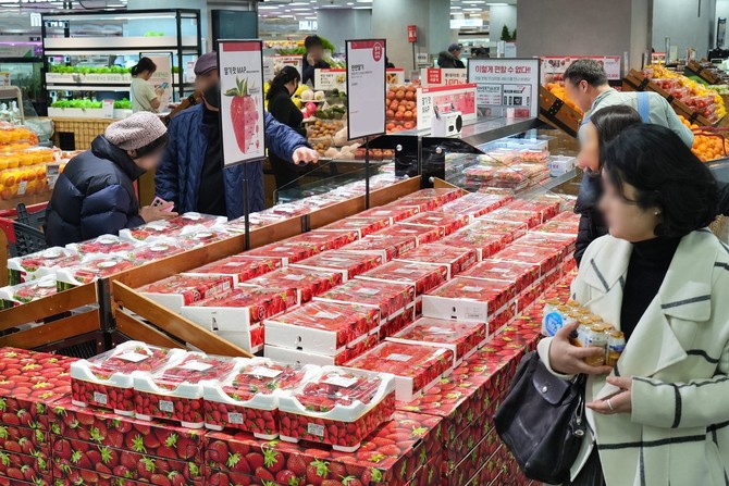 롯데마트 제타플렉스 잠실점 농산 매장 전경. ⓒ 롯데마트·슈퍼