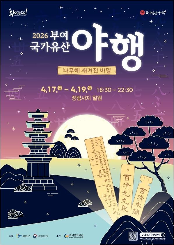 2026 부여 국가유산 야행 포스터. ⓒ 부여군