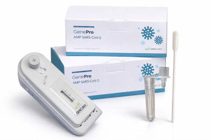 플랫폼 2(GenePro IsoMaster) 기반 COVID-19 진단 제품. ⓒ 젠큐릭스