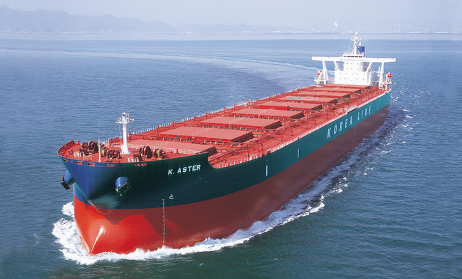 대한해운 벌크선 '케이 아스터(K.ASTER)'호. ⓒ SM그룹
