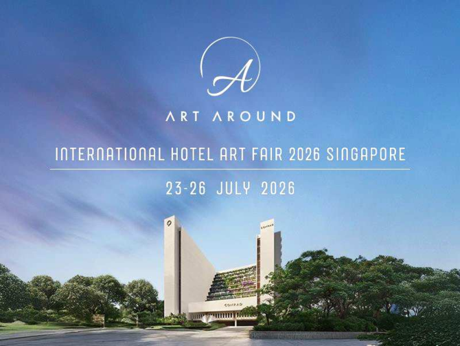 'ArtAround Hotel Art Fair Singapore 2026 at Conrad Singapore Orchard' 포스터. ⓒ Art Around