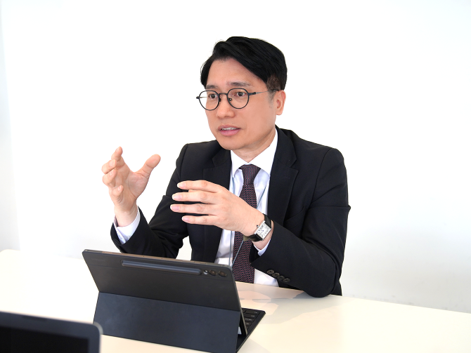 민주영 신영증권 연금사업부 상무가 지난 23일 신영증권 본사에서 프라임경제와 인터뷰를 하고 있다 ⓒ 프라임경제