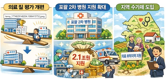 보건복지부가 의료질 평가 지원금의 '차등 구조' 개편 필요성을 공식 인정하며 제도 개편에 나섰다. ⓒ 대한종합병원협회