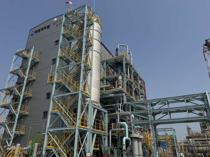 애경케미칼의 TPC 생산 설비. ⓒ 애경케미칼