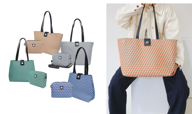 아이포웨이는 2Way 패턴 쇼퍼백·파우치 세트를 선보일 계획이다. ⓒ 아이포웨이