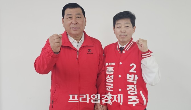 박정주 홍성군수 예비후보(왼쪽). ⓒ 프라임경제