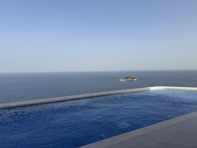 윈덤 고성 강원 인피니티 풀 전경. = 이인영 기자