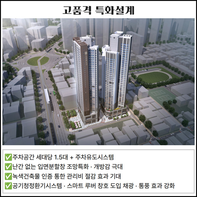 문수로 라티에르 673 조감도. Ⓒ 한국토지신탁