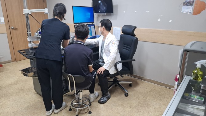 합천군이 삼성합천병원 소아청소년과 진료를 재개하고 있는 사진. ⓒ 합천군