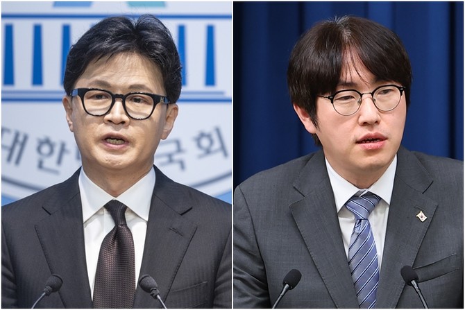 정치권에서는 부산 북구갑 보궐선거와 관련해 민주당 후보군으로 하 수석이, 국민의힘 측에서는 한동훈 전 대표 등이 거론되고 있다. ⓒ 연합뉴스