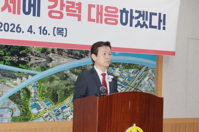 조규일 진주시장이 국민의힘 경남도당의 경선 배제에 대해 강한 유감을 표하고 있다. ⓒ 프라임경제