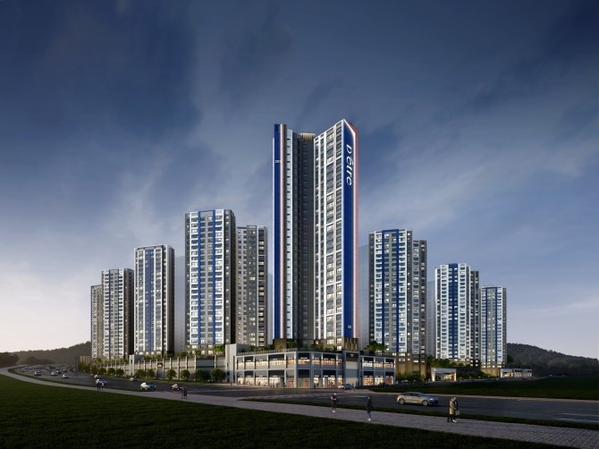 북수원이목지구 디에트르 더리체 2차 투시도. Ⓒ 대방건설