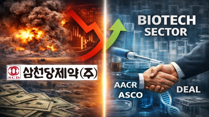 전쟁·금리 부담과 개별 악재로 위축된 바이오 투자심리가 학회와 기술수출 기대감 속에 반등 기회를 모색하고 있다. ⓒ 챗GPT 생성 이미지