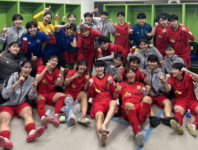 호남 최초 프로여자축구팀인 강진스완스WFC. ⓒ 강진군