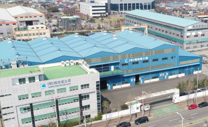 부산광역시 소재 케이에스피 제1공장 전경 ⓒ 케이에스피