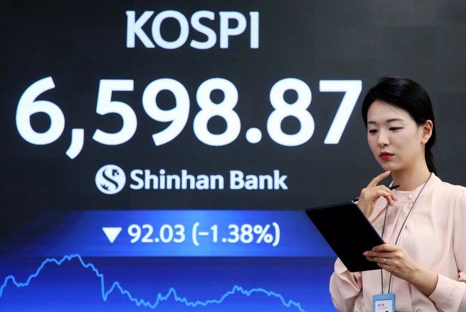30일 코스피와 코스닥은 각각 6598.87, 1192.35를 기록했다. ⓒ 신한은행