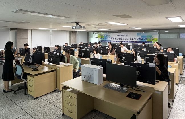 지난 7일 영송관에서 재학생들의 학습 고도화를 위한 '제1회 똑똑 학습법 특강'을 실시했다. ⓒ 대구보건대학교