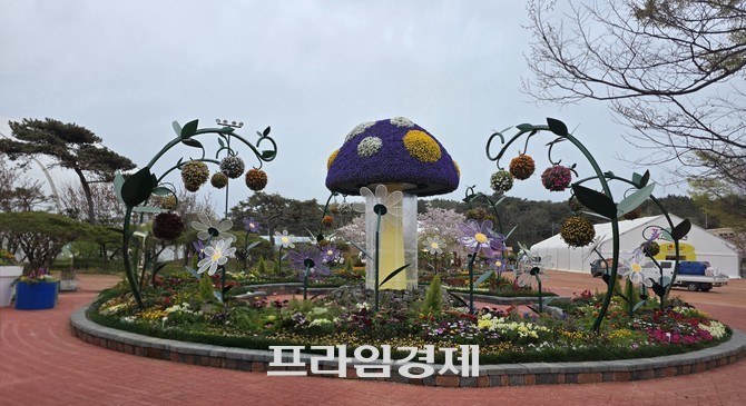 2026 태안국제원예치유박람회에 테마정원 행사장 모습. = 오영태 기자