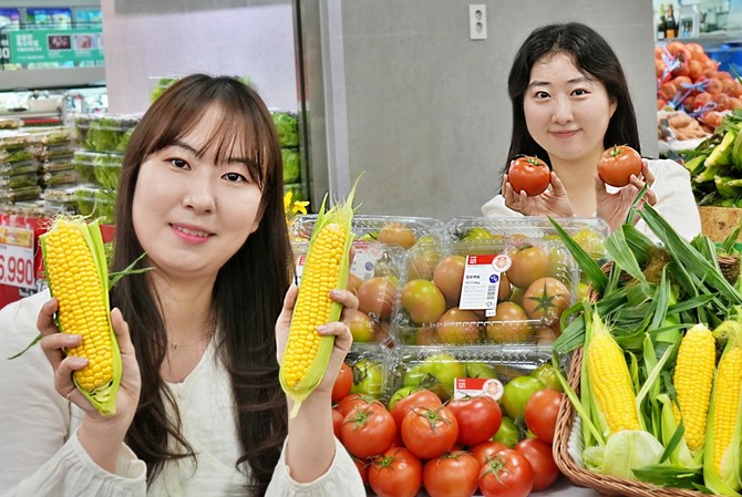 롯데마트 강원 찰토마토·초당옥수수 홍보 이미지. ⓒ 롯데마트