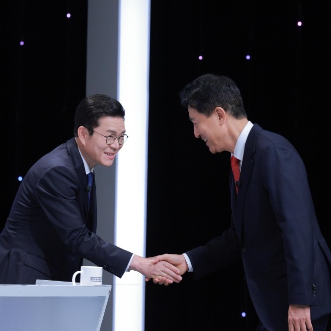 정원오 더불어민주당 서울시장 후보와 오세훈 국민의힘 서울시장 후보. ⓒ 연합뉴스