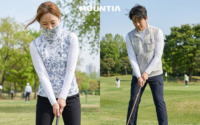 마운티아 공식 홈페이지에서는 합리적인 가격에 다양한 기능성 의류 및 액세서리를 만나볼 수 있는 '파크골프 기획전'도 운영 중이다. ⓒ 마운티아
