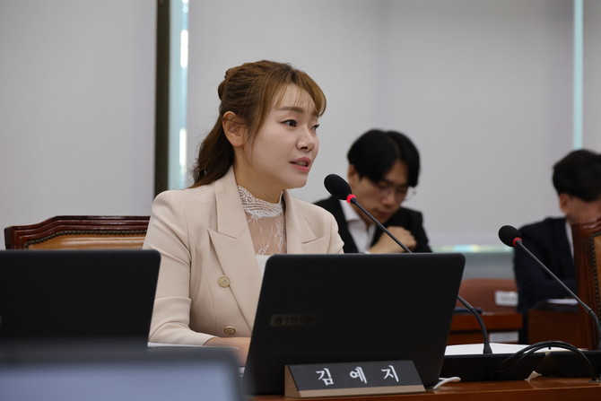 김예지 의원은 PTSD는 개인의 고통이 아닌, 국가가 책임질 상처라고 말한다. ⓒ 김예지 의원실