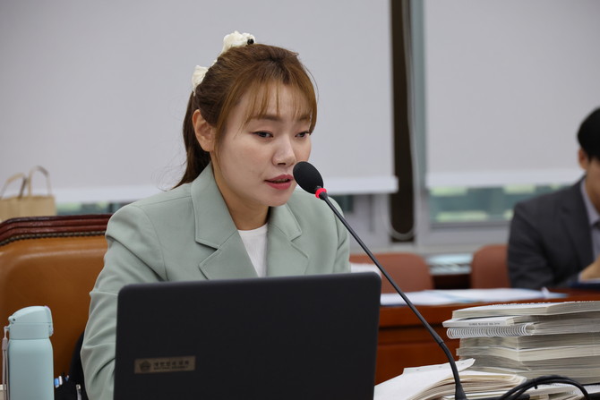 김예지 의원은 PTSD를 국가가 부여한 임무 수행 과정에서 발생한 직무상 손상으로 봐야 한다고 강조했다. ⓒ 김예지 의원실