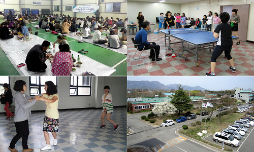  광주광역시 북구 삼소로에 위치한 센터는 자연녹지를 활용한 휴식환경을 제공하고 있다. ⓒ 근로복지공단