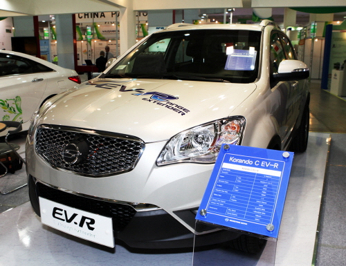  코란도 C EV-R 정면 사진. ⓒ 쌍용차